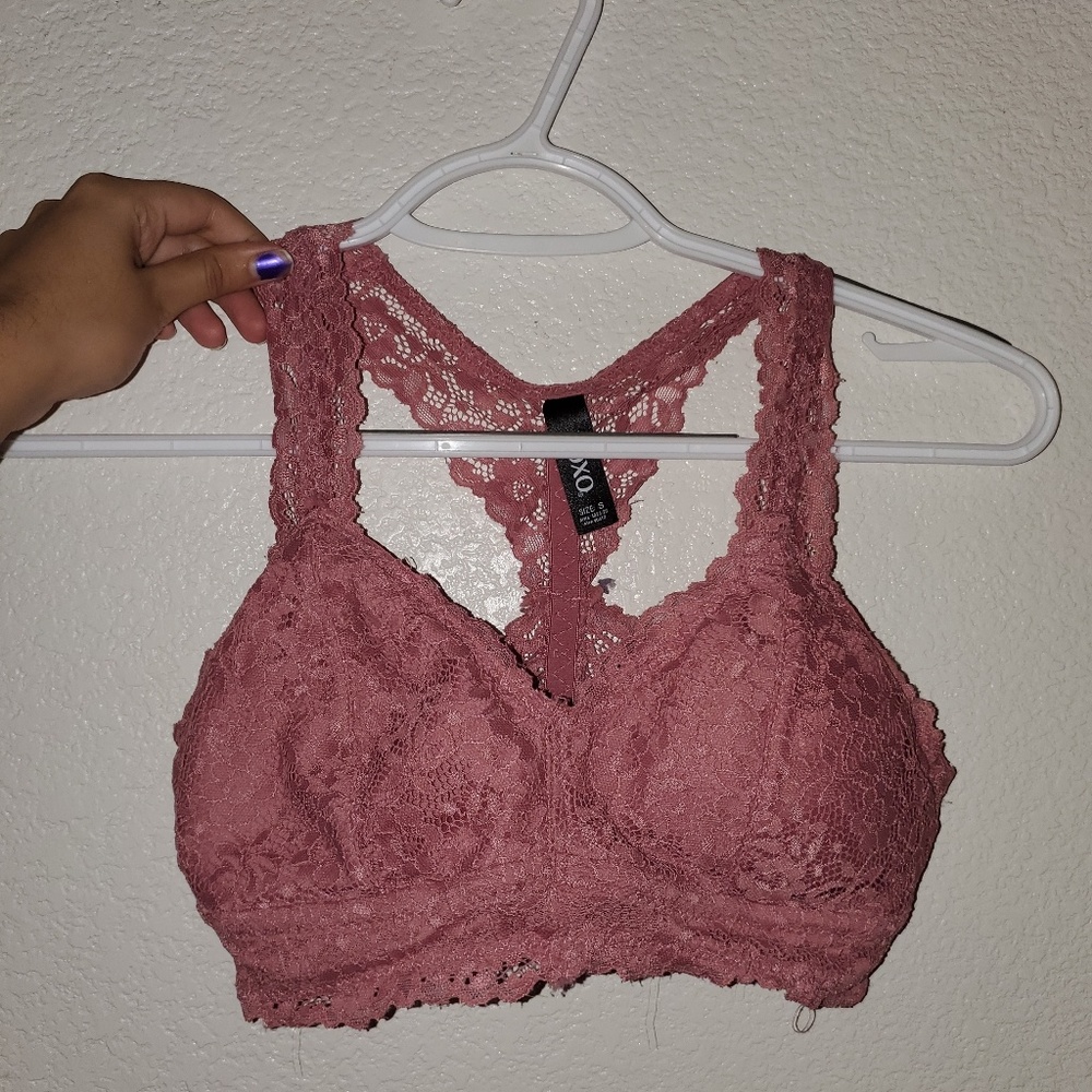 Pink Lace Bralette